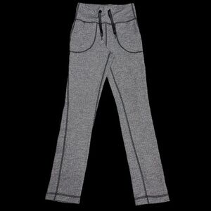 Lululemon Athletica Skinny Will Pant Full On Luon Heathered Black